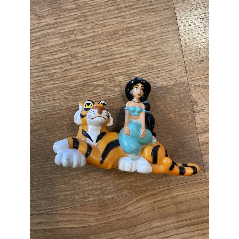Aladdin PRINCESS JASMINE & RAJAH Mattel 1992 Vintage Disney Figure Cake Topper - Picture 4 of 8